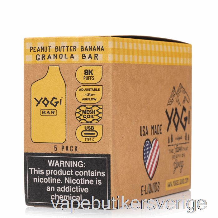 Vape Sverige [5-pack] Yogi Bar 8000 Engångs